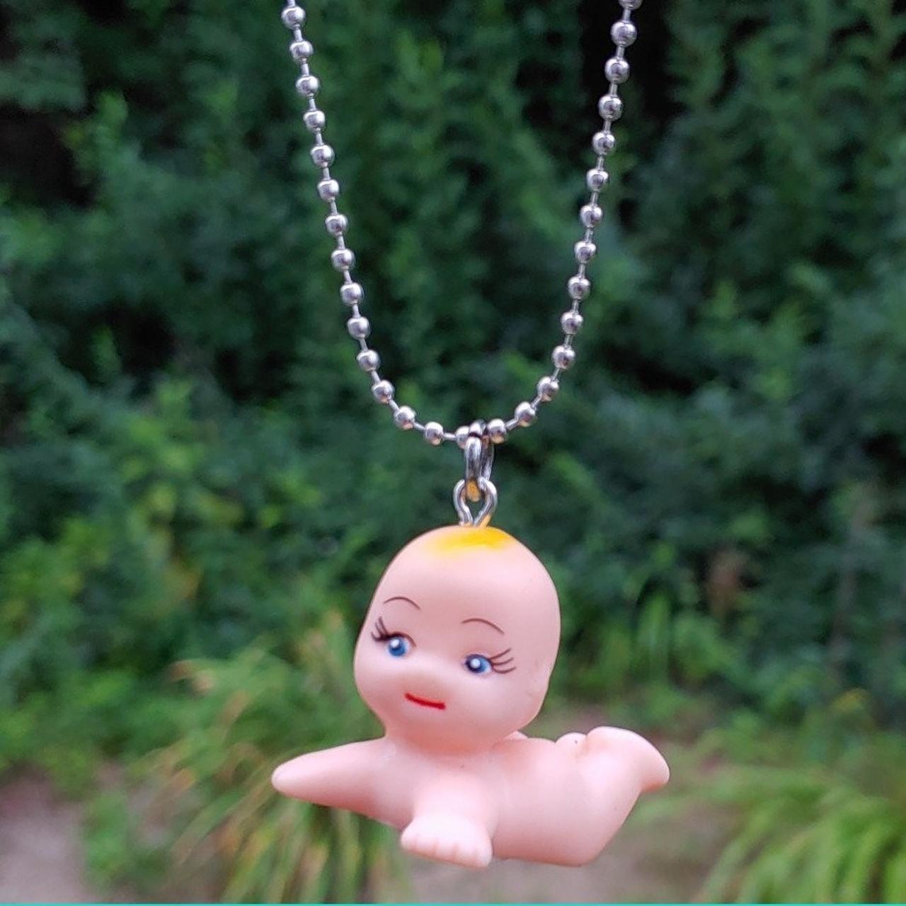 Kewpie baby sale necklace