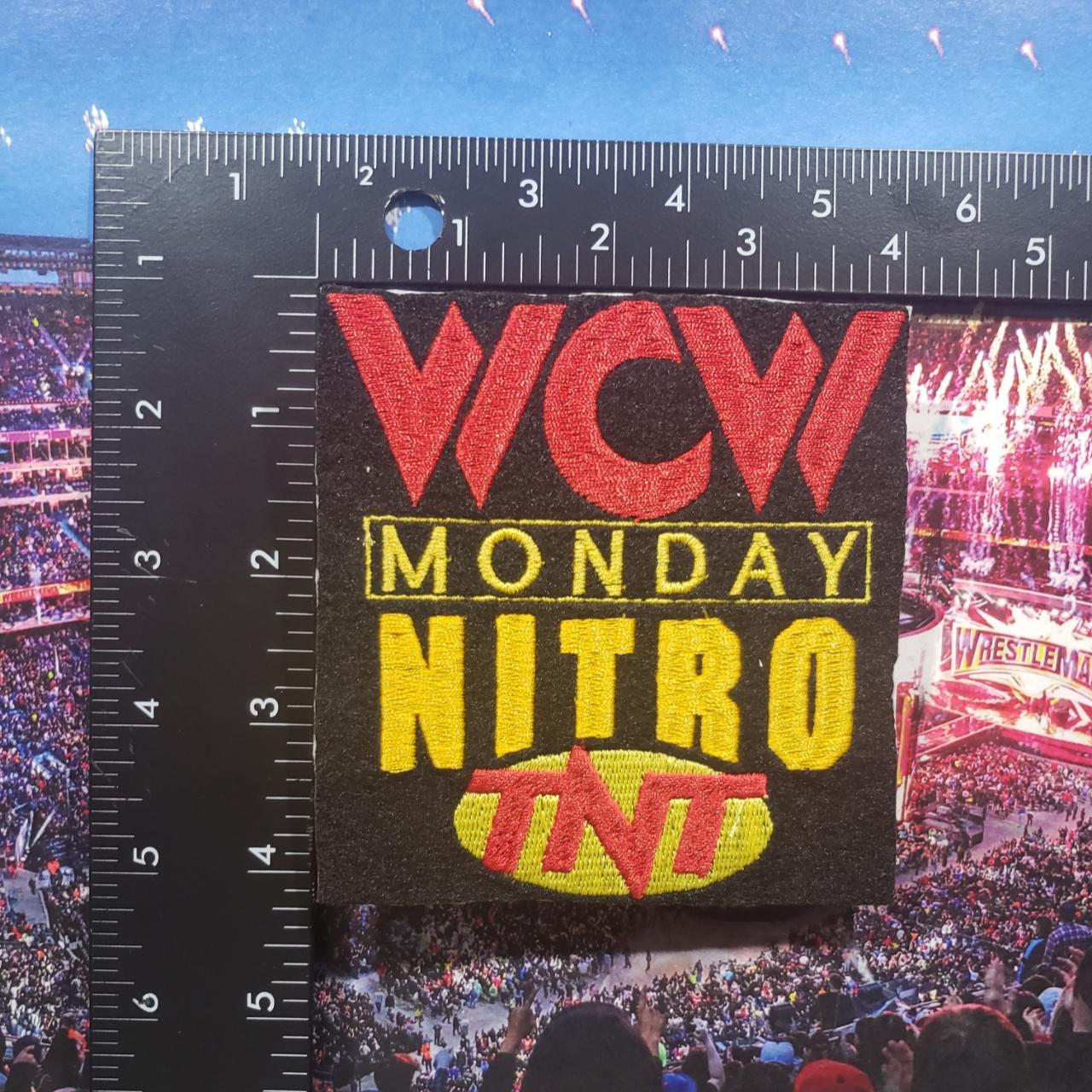 WCW Monday Night Nitro iron on embroidered patch - Depop