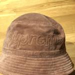 Supreme x Lacoste Velour Crusher Bucket Hat Brand... - Depop