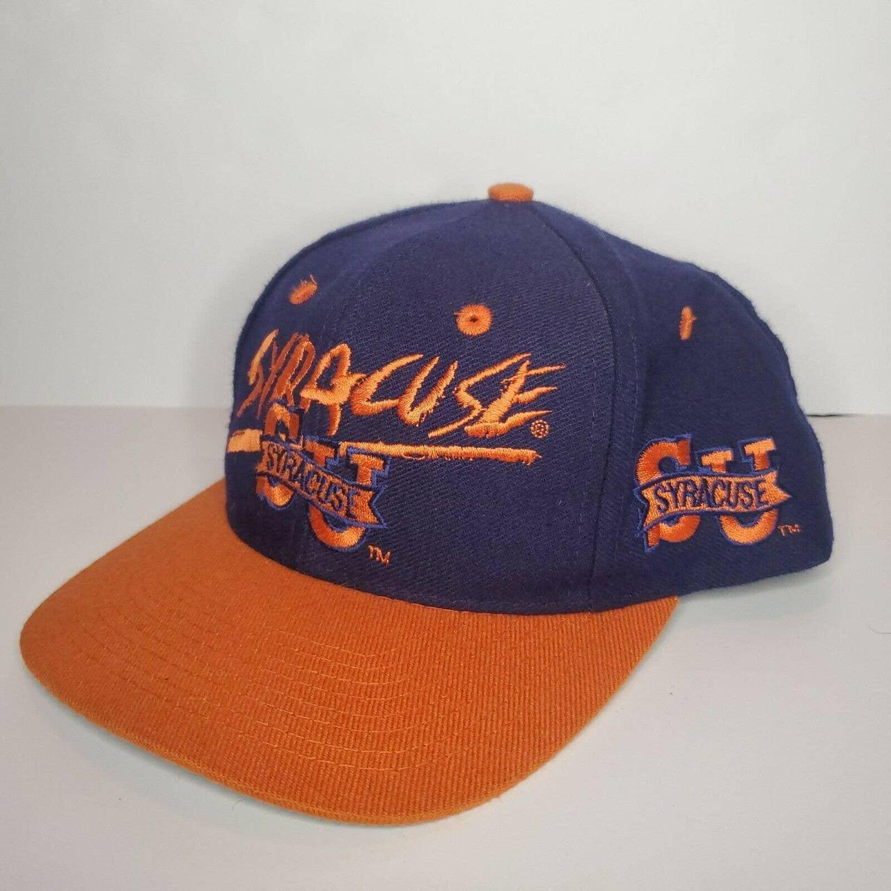 Vintage Syracuse Orangemen Signature Hat Snapback... - Depop