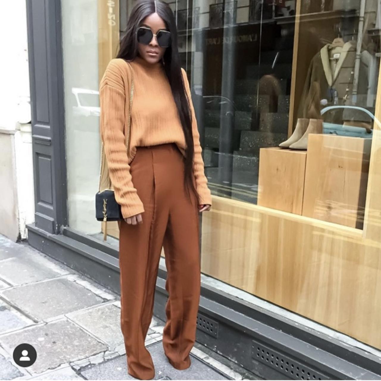 H&m hotsell brown trousers