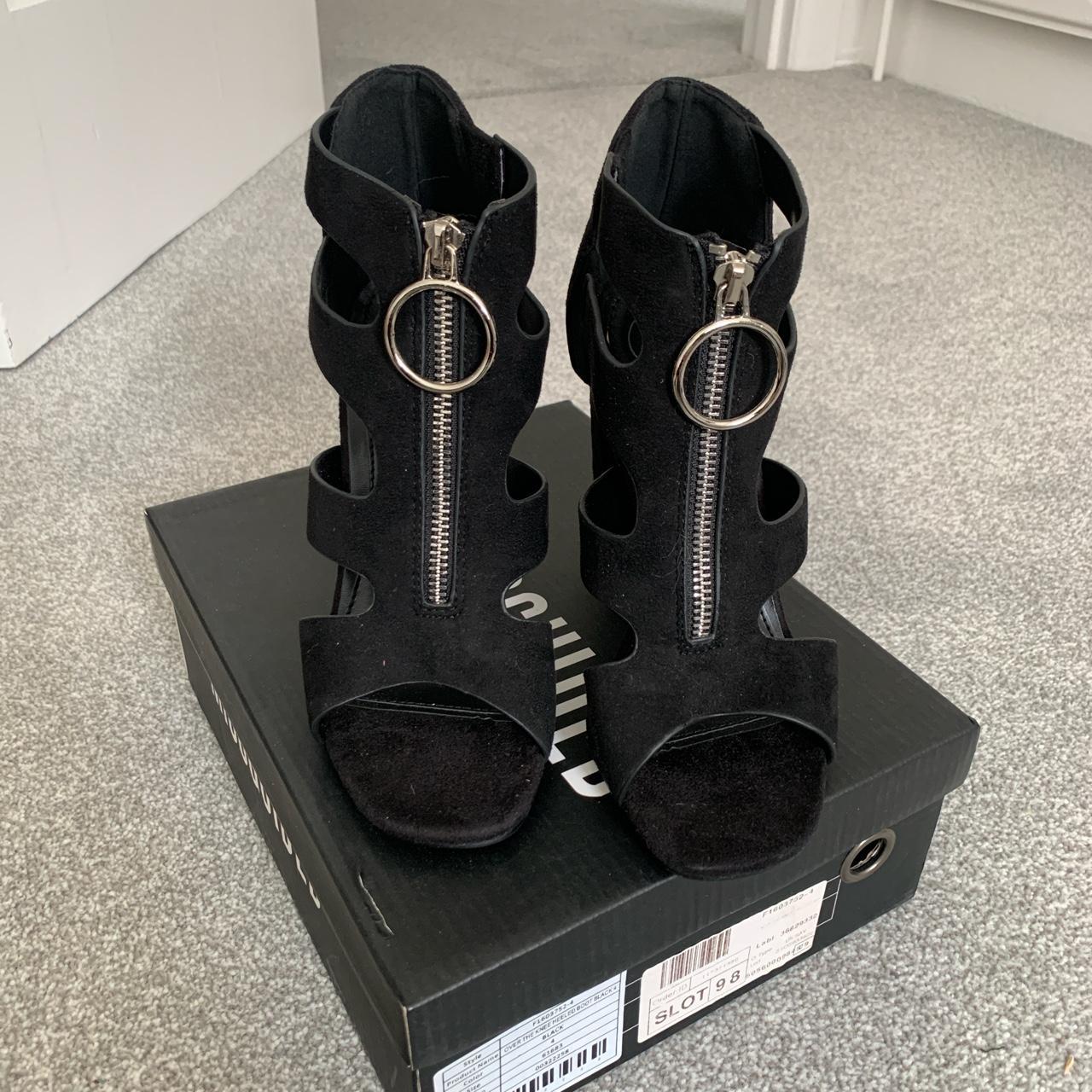 missguided black heels