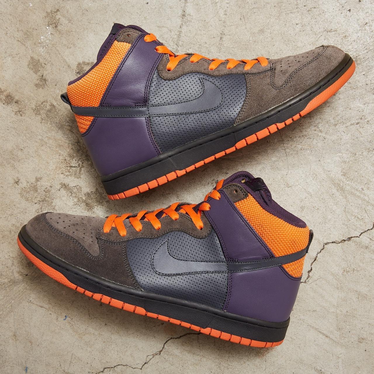 nike dunk high anthracite abyss orange