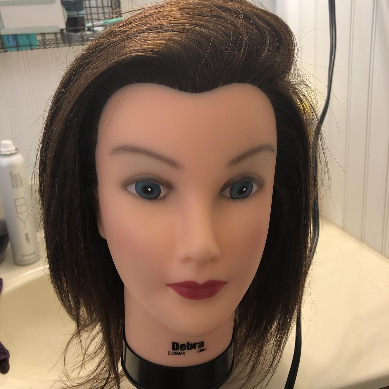 Burmax Debra COSMETOLOGY Mannequin head with 100% HUMAN HAIR on PopScreen