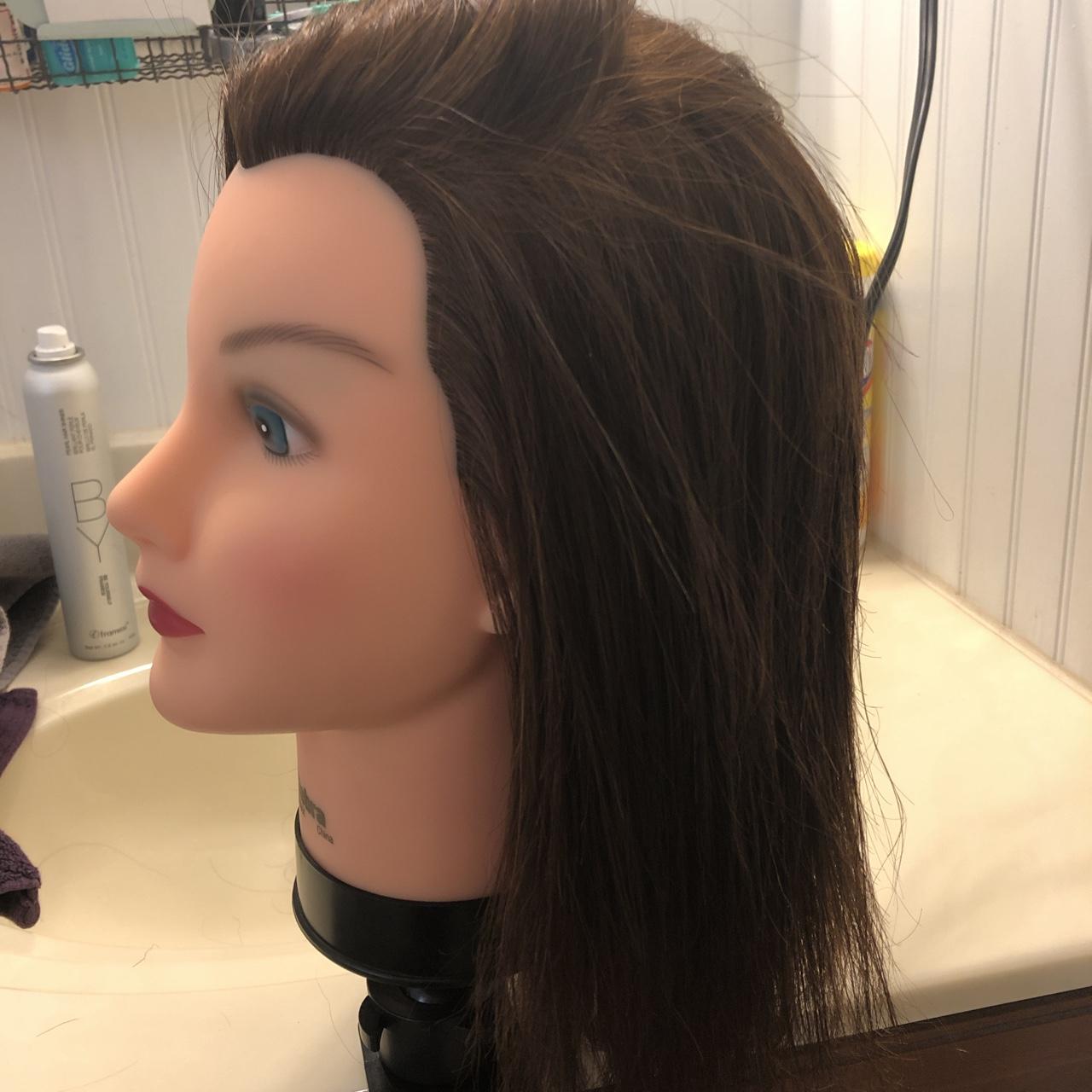 BURMAX HUMAN HAIR Mannequin Head Debra Model Cosmetology Hairdressing  Display $14.99 - PicClick