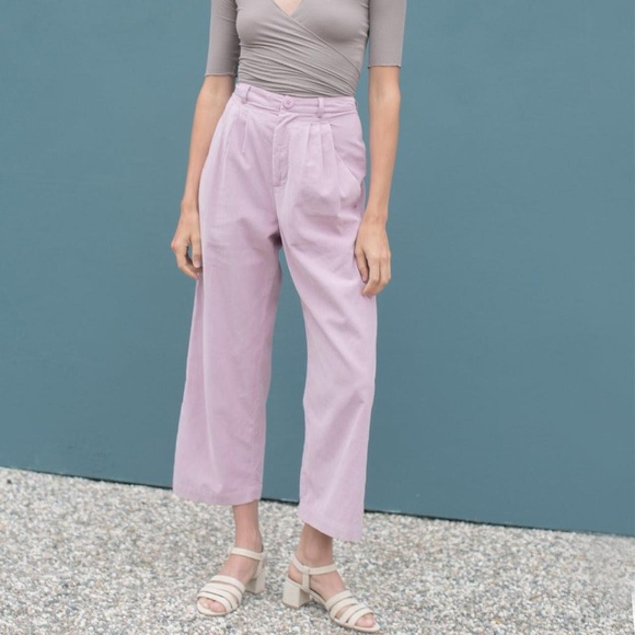 DKNY Slim Fit Dusty Pink Trousers | Buy Online at Moss