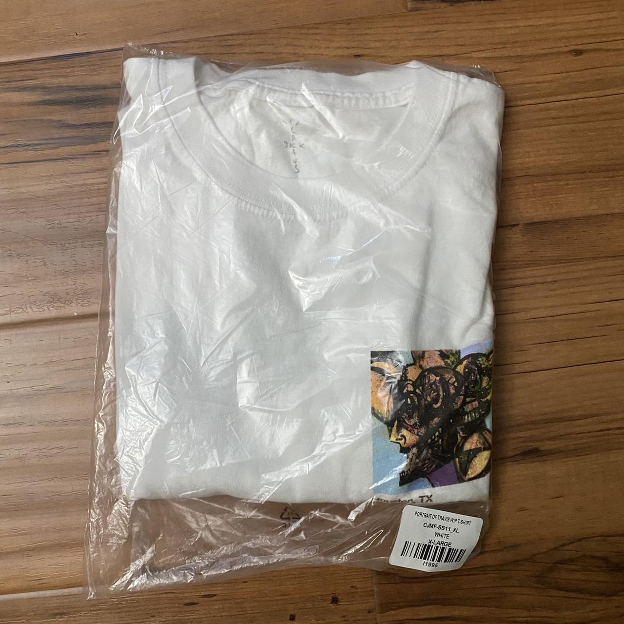 Travis Scott Portrait of Travis WIP Tee Size... - Depop