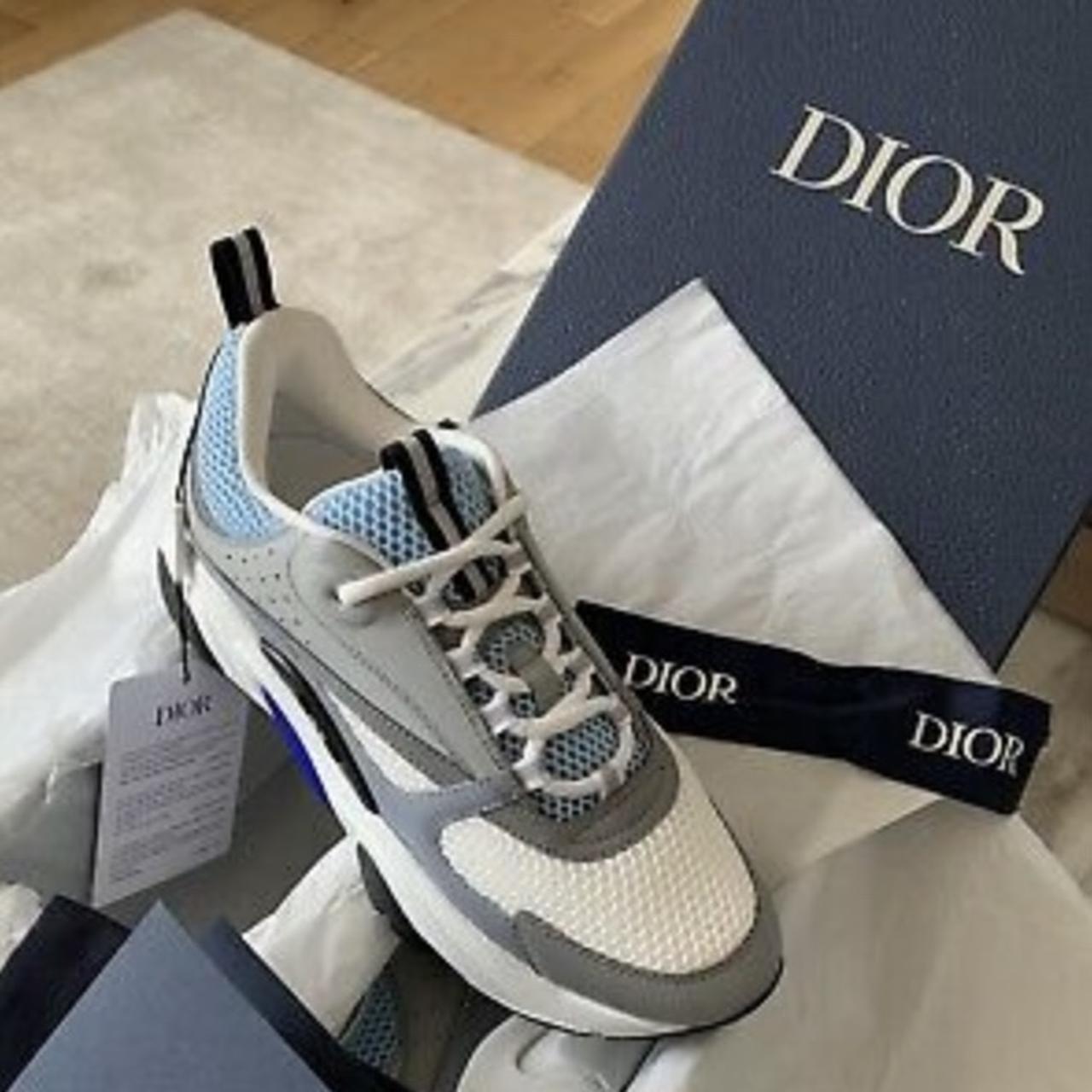 Dior B22 baby blue Size : 9 / 43 Comes with box &... - Depop