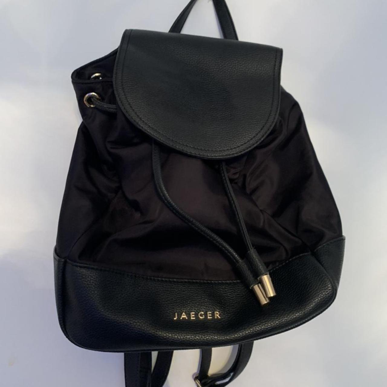 jaeger leather backpack