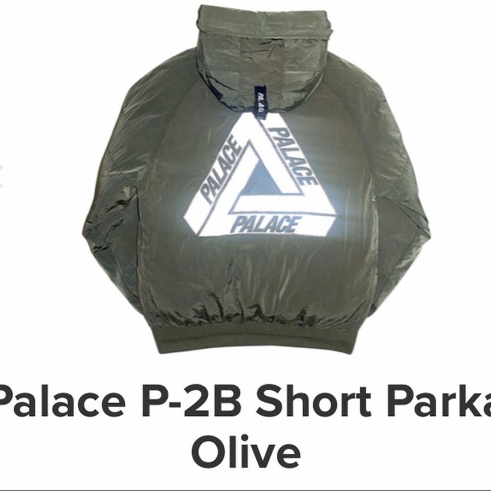 Palace coat Palace P-2B Short parka olive 10/10... - Depop