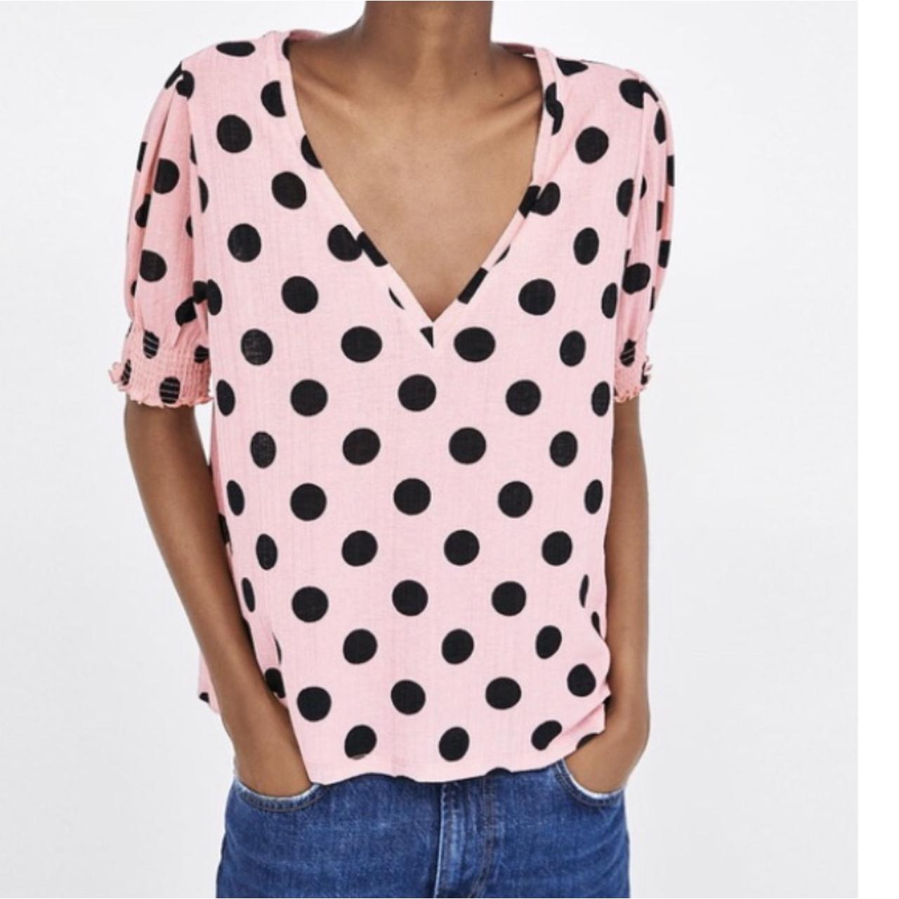 Zara pink polka dot Never worn still has