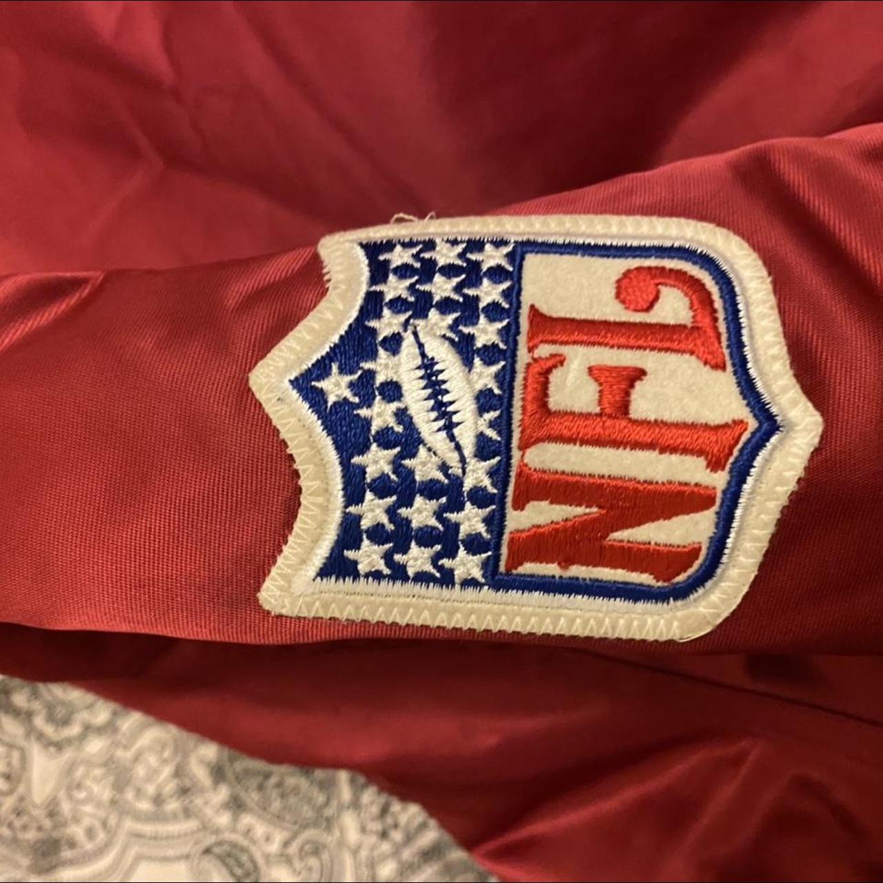 washington redskins starter jacket Large Vintage - Depop