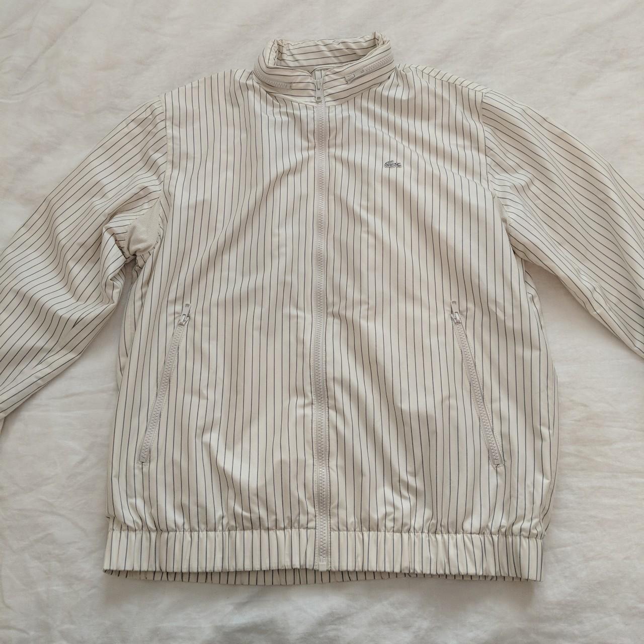 lacoste striped jacket