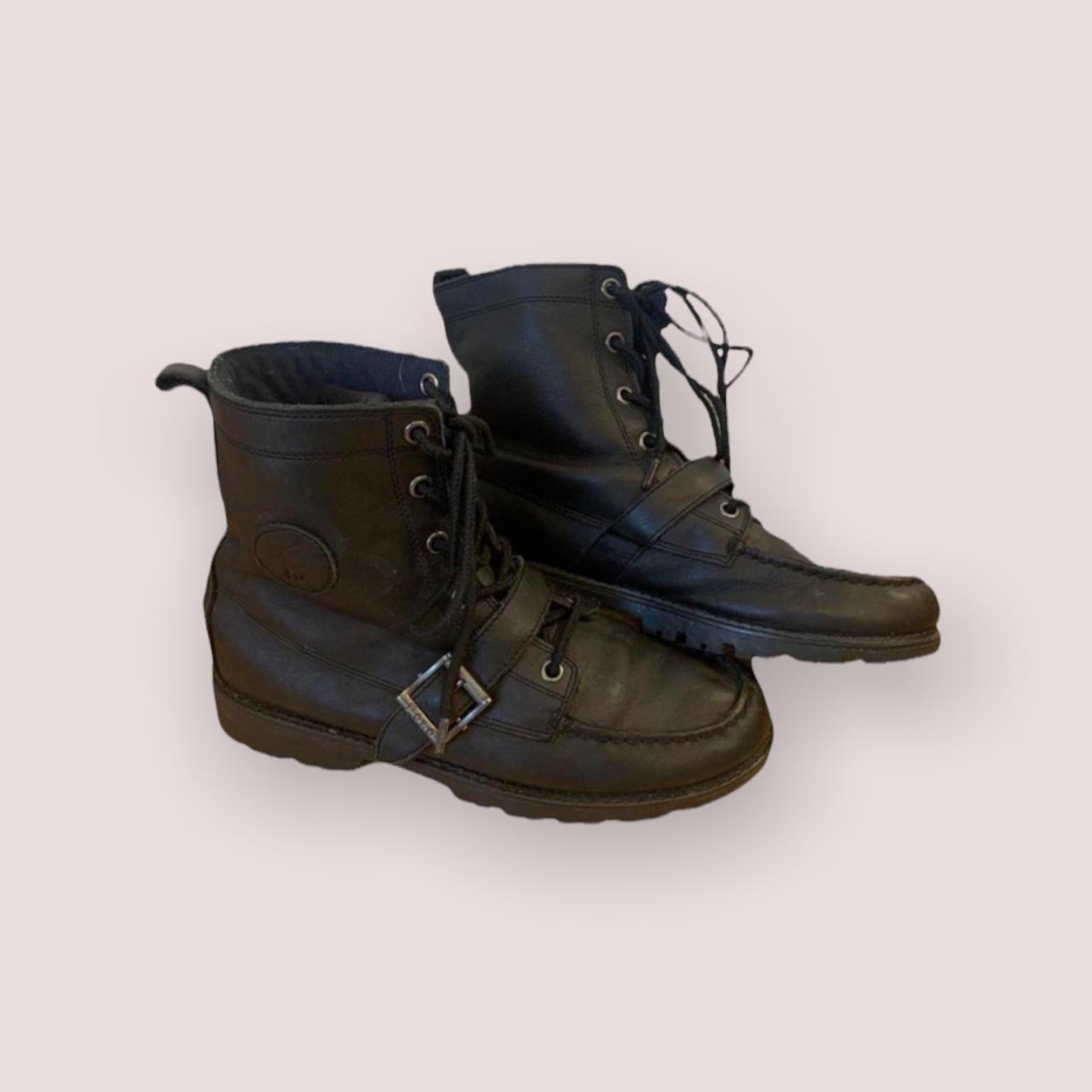 ralph lauren women's combat boots