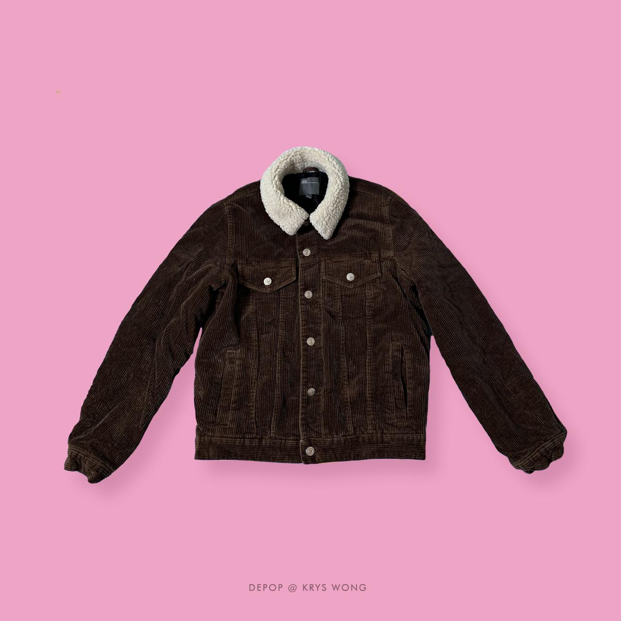 ASOS CORDUROY WESTERN JACKET WITH FLEECE COLLAR... Depop