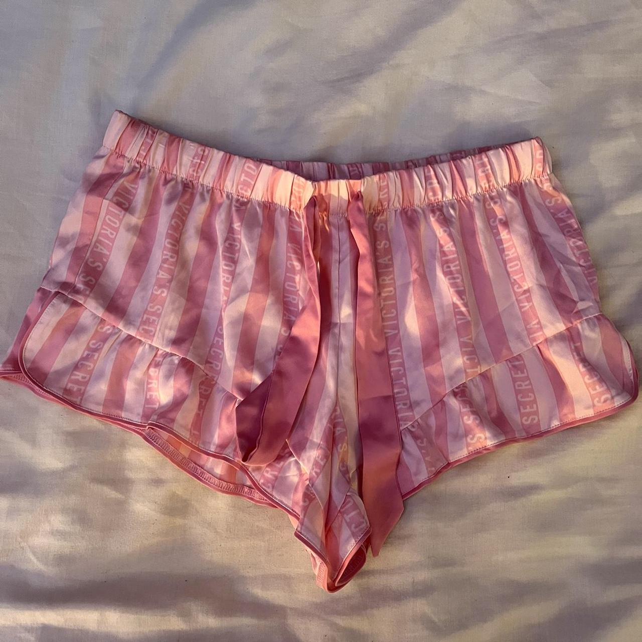 Victoria’s Secret pink silk shorts. Never worn as... - Depop