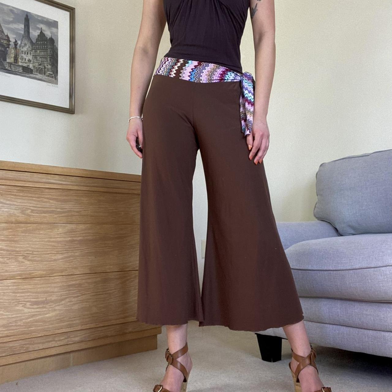 Pink store gaucho pants