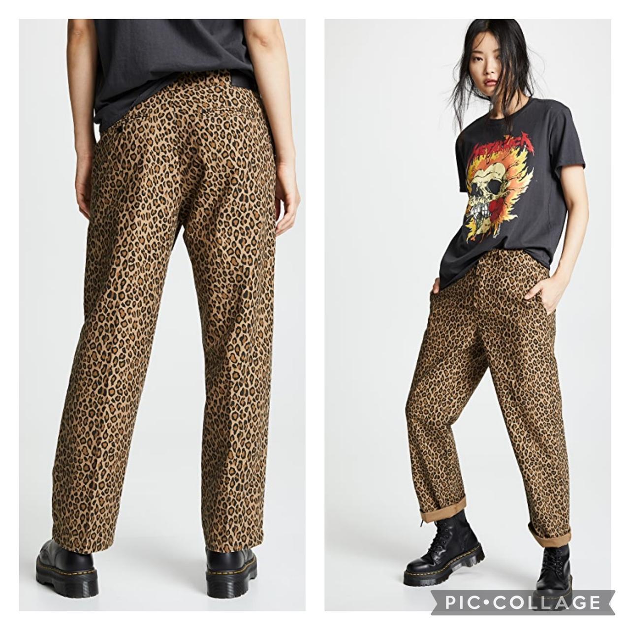 r13 leopard pants