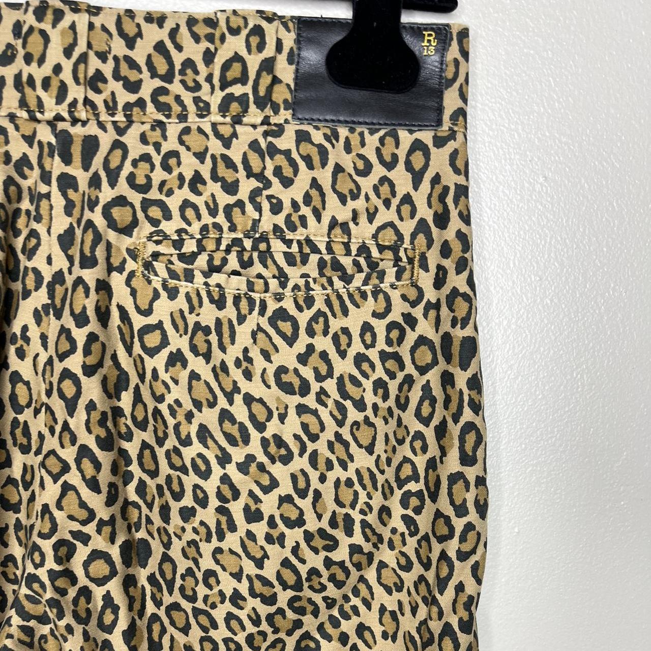 NWOT R13 Leopard Slouch Pants size 26 $395... - Depop