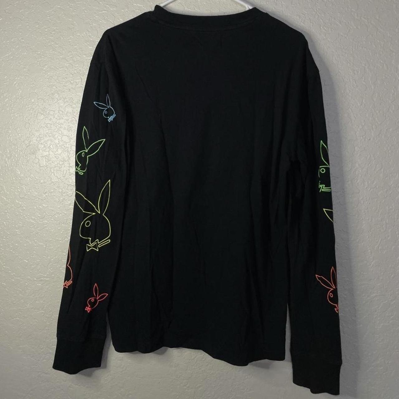 Pacsun X Playboy Neon Midnight Hotel Longsleeve... - Depop