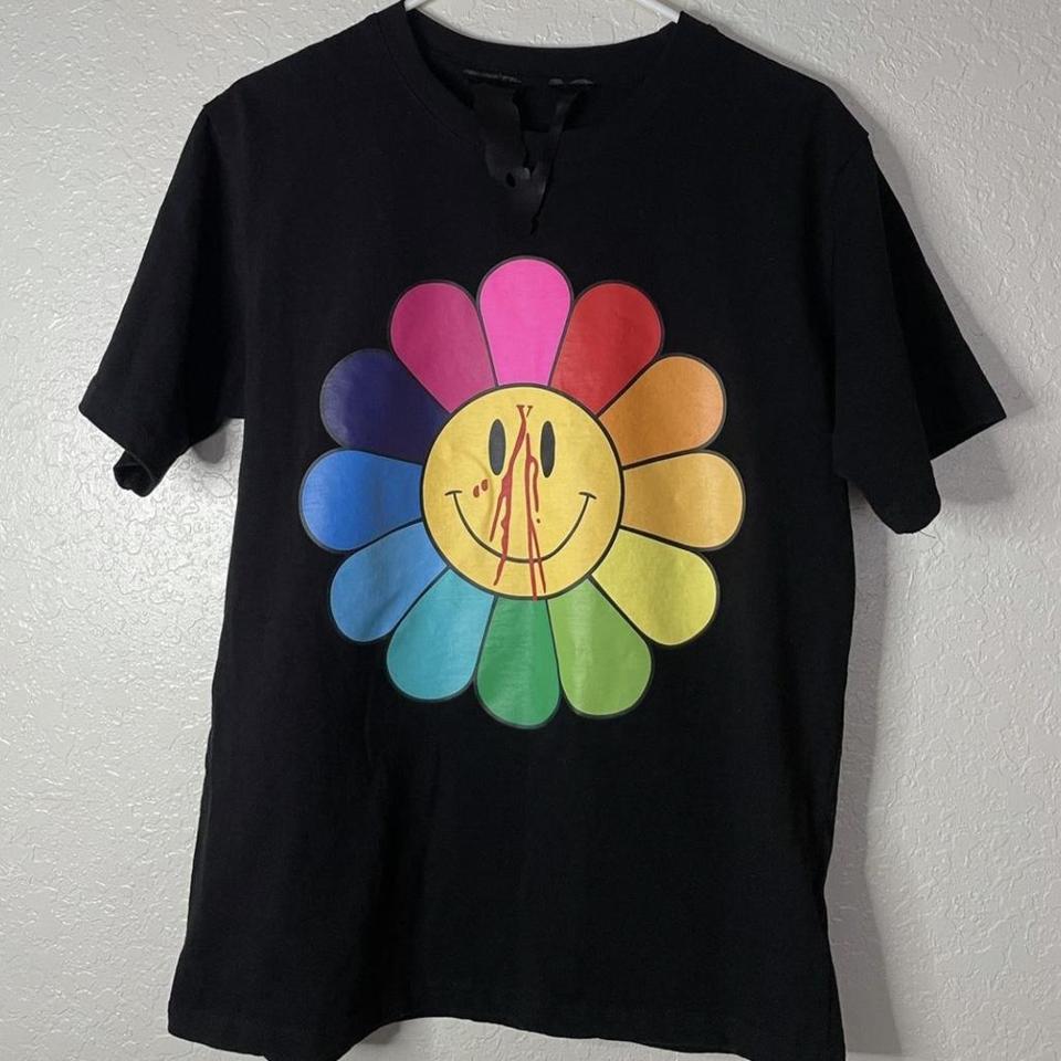 Vlone Men Flower T Shirt