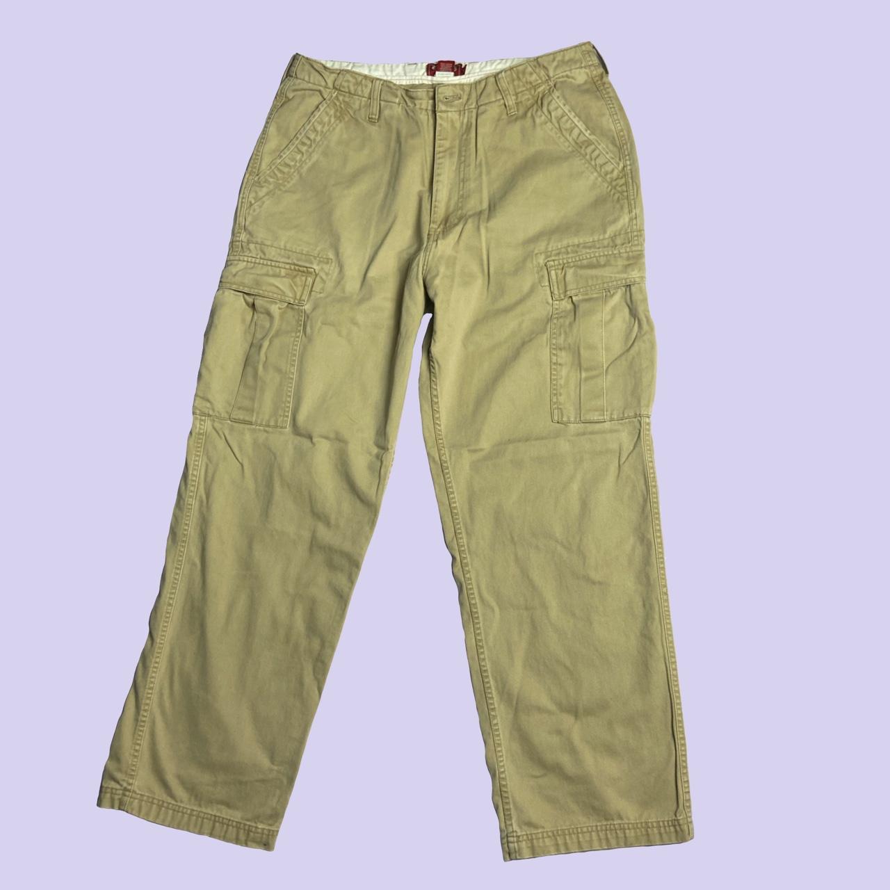 Chaps Men's Khaki Trousers | Depop