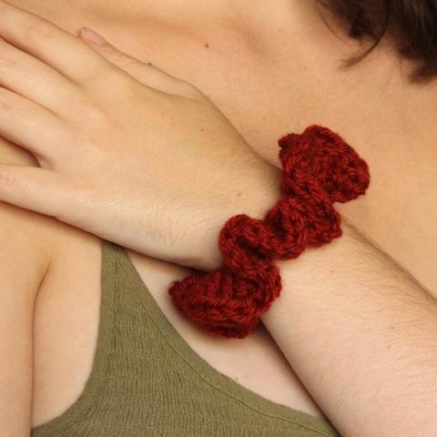 Crochet Scrunchies are hand made furry yarn. They - Depop