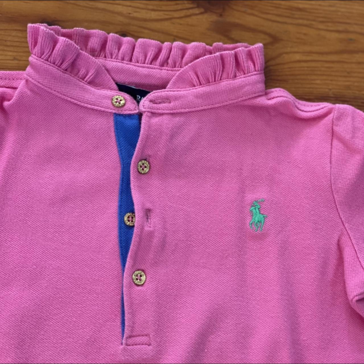 Polo Manica Lunga Polo Ralph Lauren bambina color. Depop