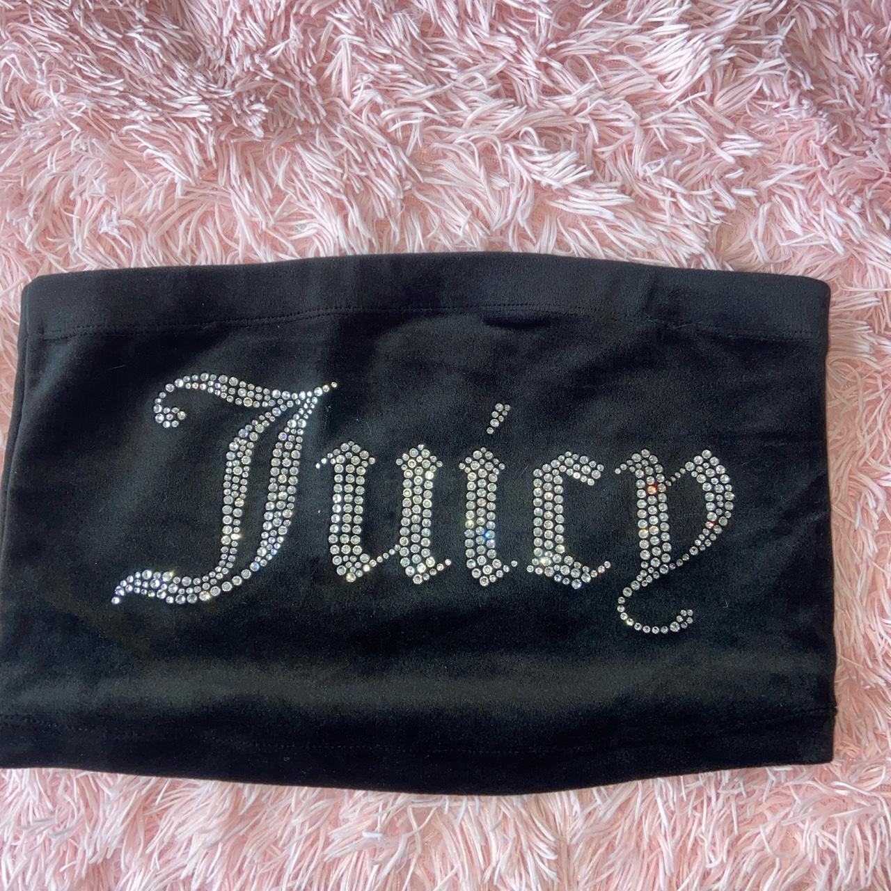 juicy couture boob tube worn once perfect... - Depop