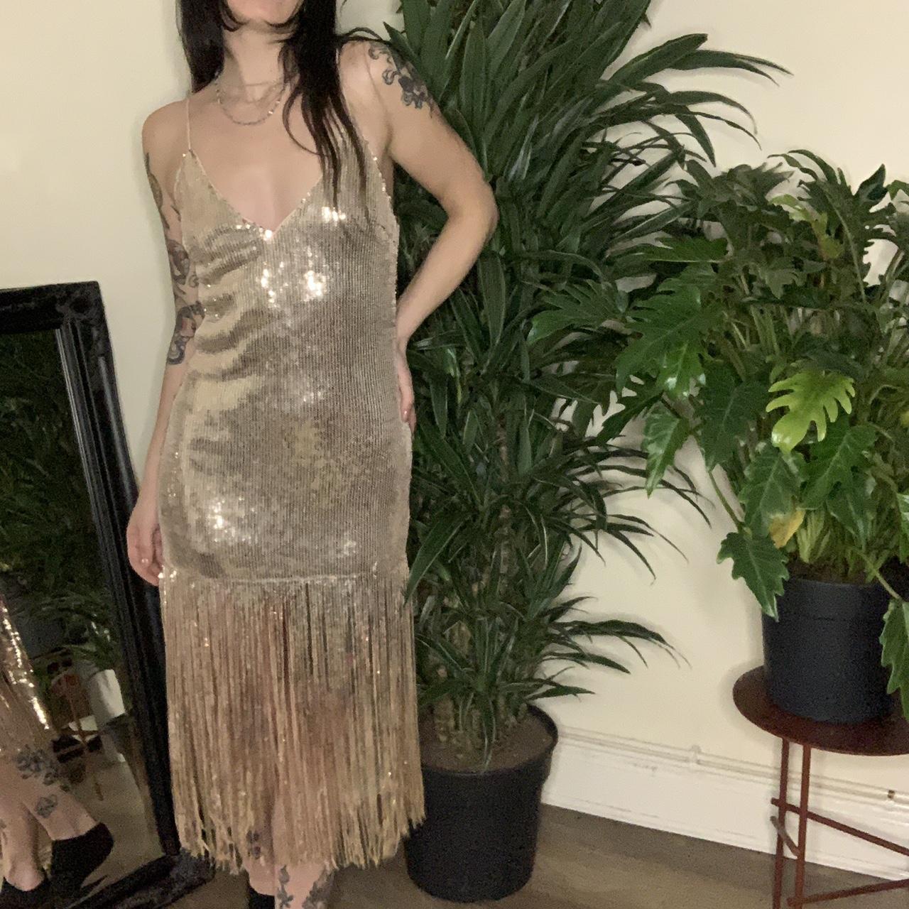 Dreamy roaring 20s inspired dress Sequin covered,... - Depop