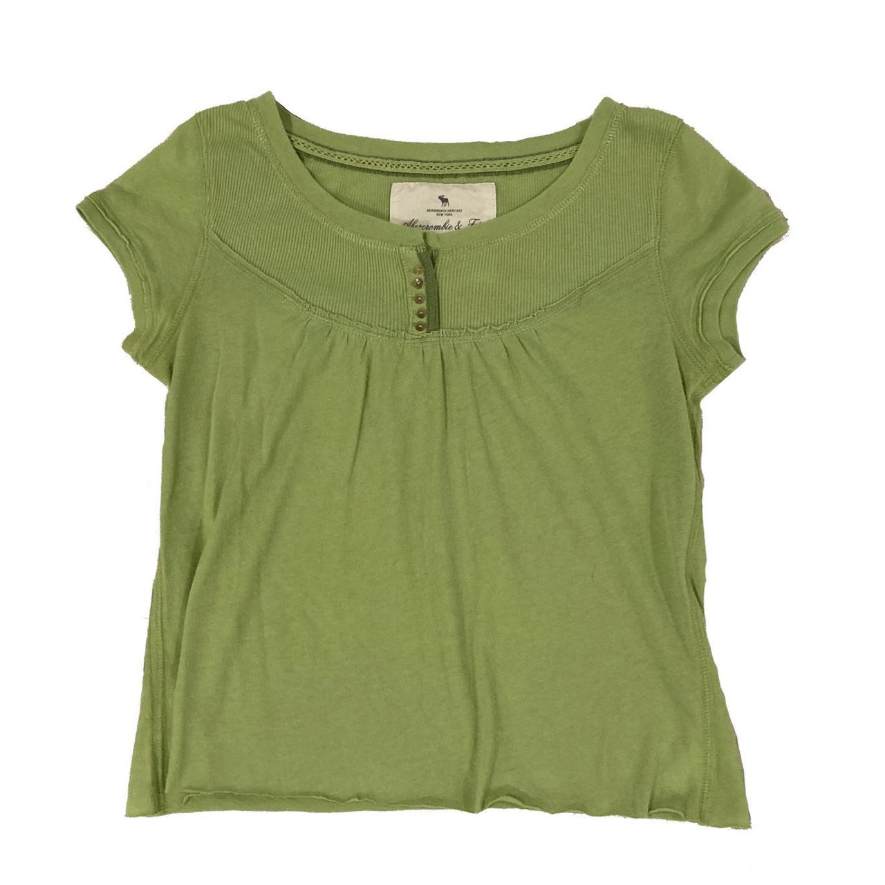 Product Image 1 - Abercrombie and Fitch green crop
