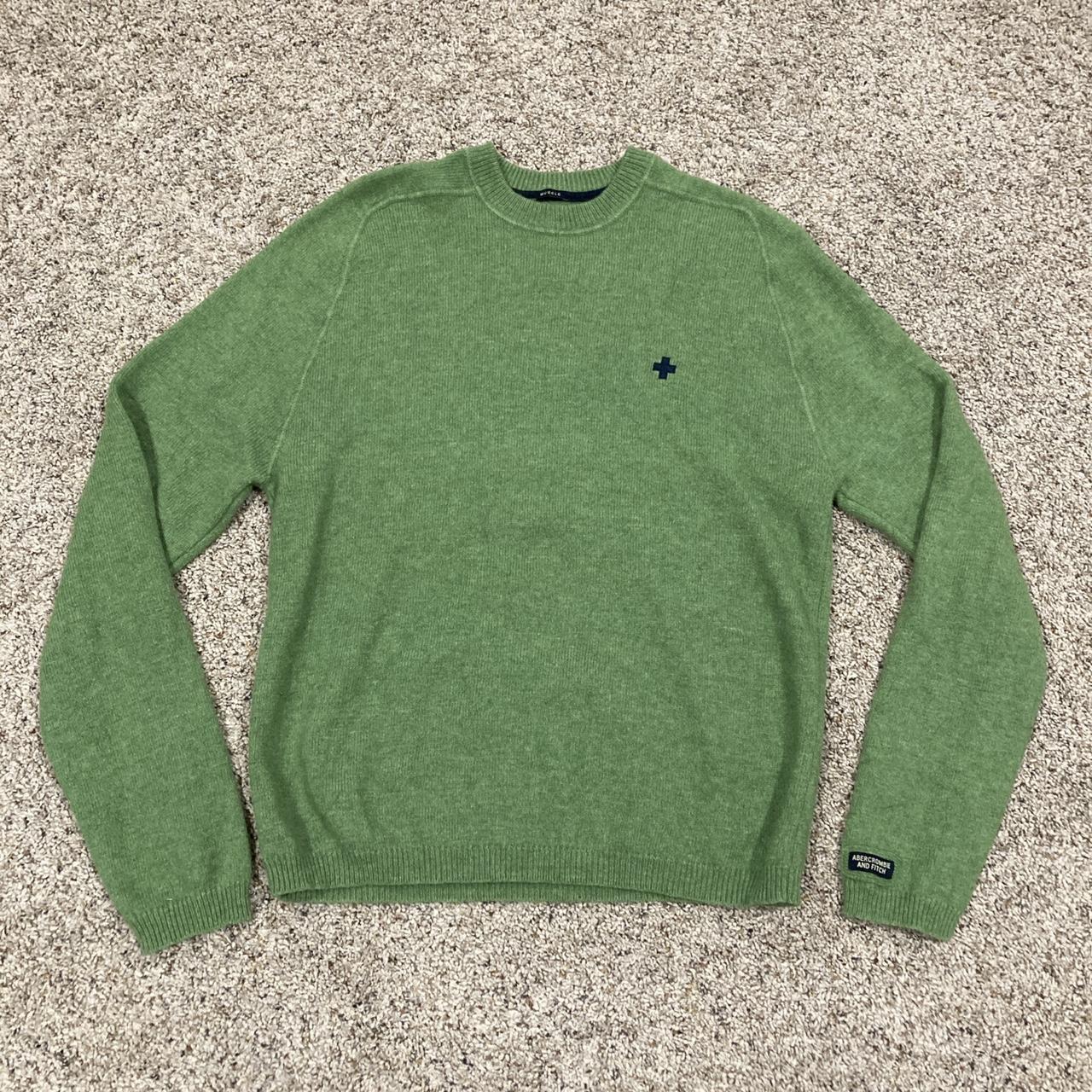 Abercrombie green outlet sweater