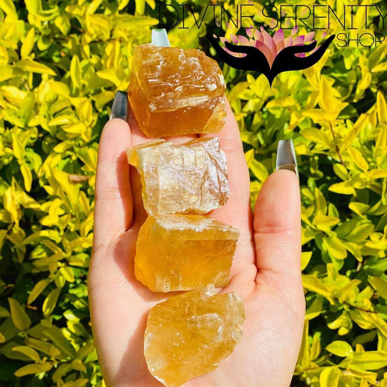 Honey Calcite also known as Golden Calcite. 1 for... Depop