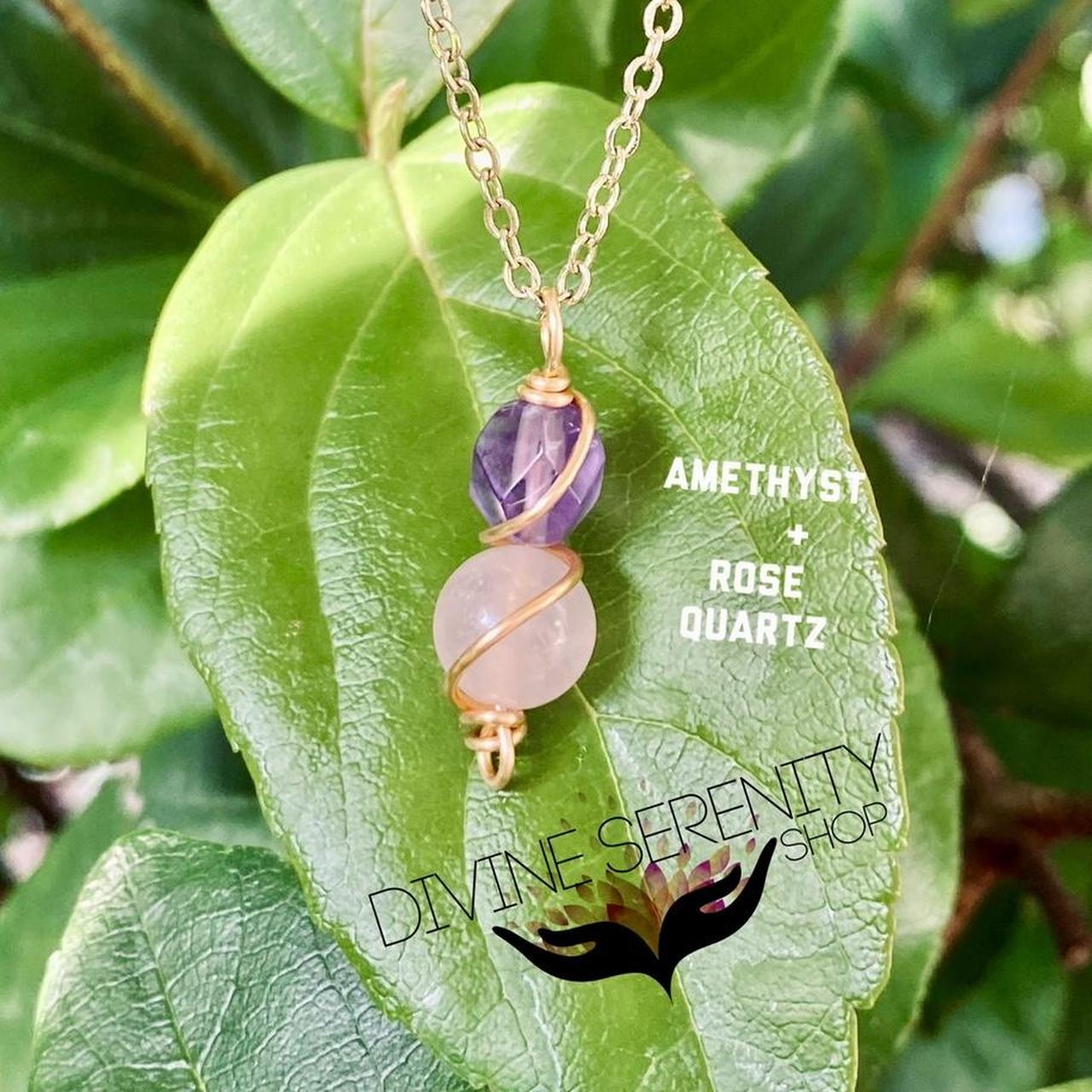 Rose quartz crystal necklace on sale meaning