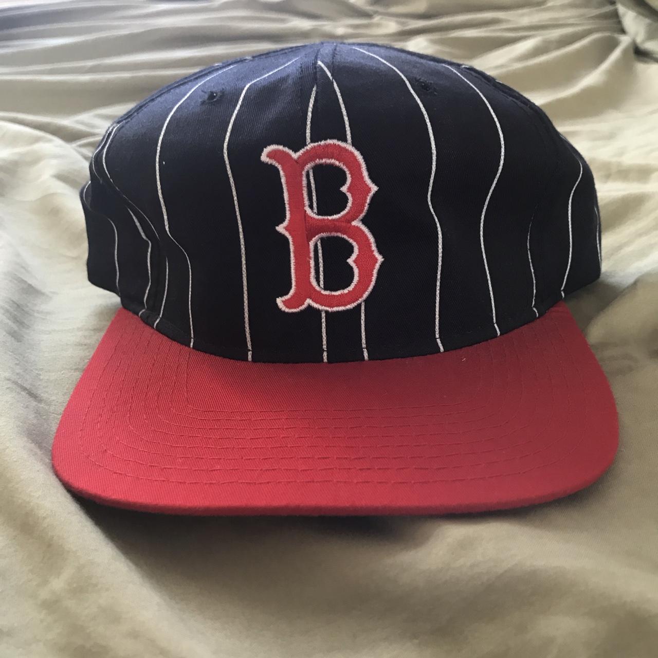 Vintage Boston Red Sox Starter snapback with pinstripes - Depop