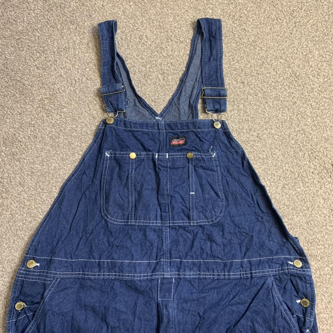 Dickies Dungarees Bib Overalls Carpenter Vintage... - Depop