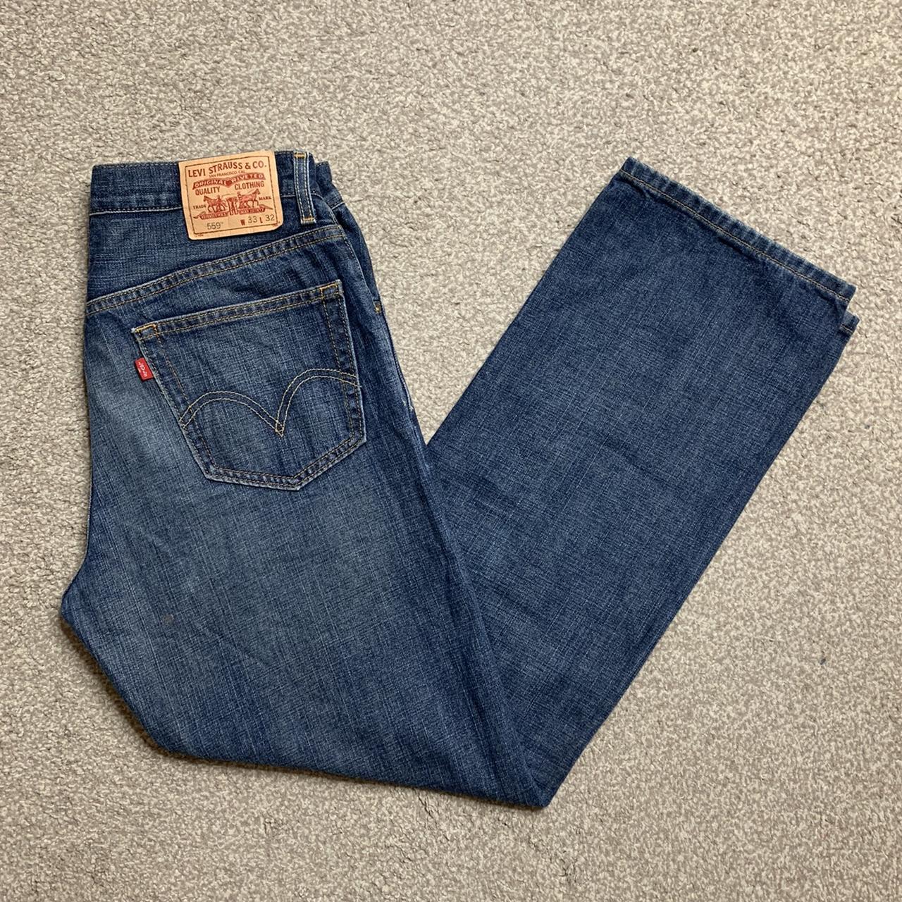 Levi's Men's Navy Jeans | Depop