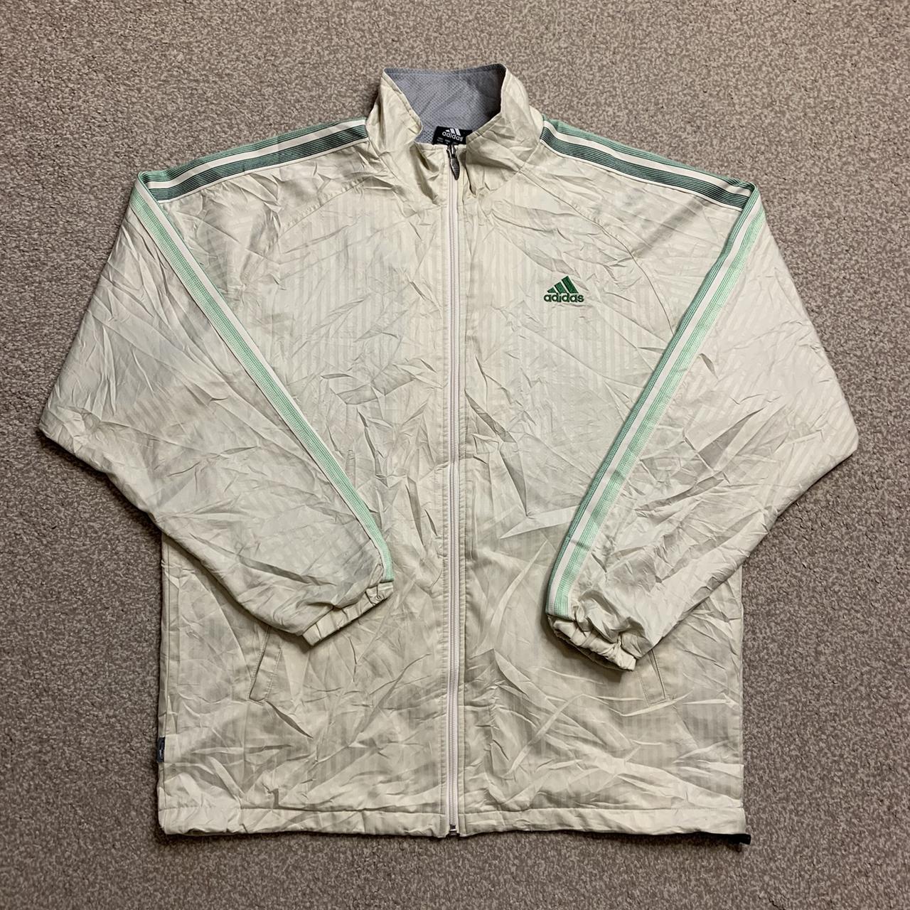 Adidas Windbreaker Jacket Vintage Tracksuit Jacket... - Depop