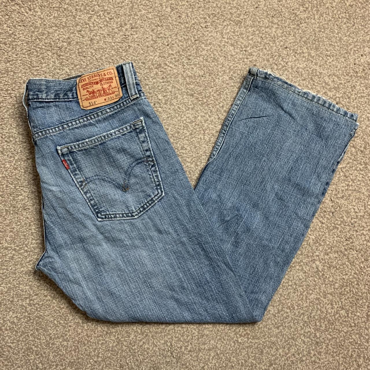 Levi’s Jeans 514 Slim Straight Vintage Zip Fly Denim... - Depop