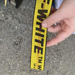 Off white belt clearance fake vs real