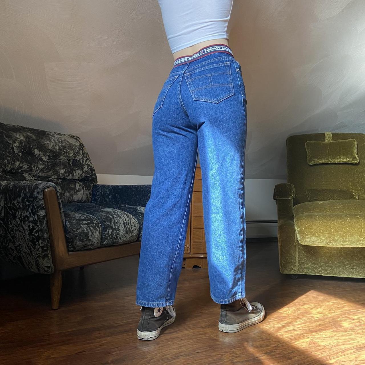 vintage 90s/y2k high waisted Tommy Hilfiger jeans ️... - Depop