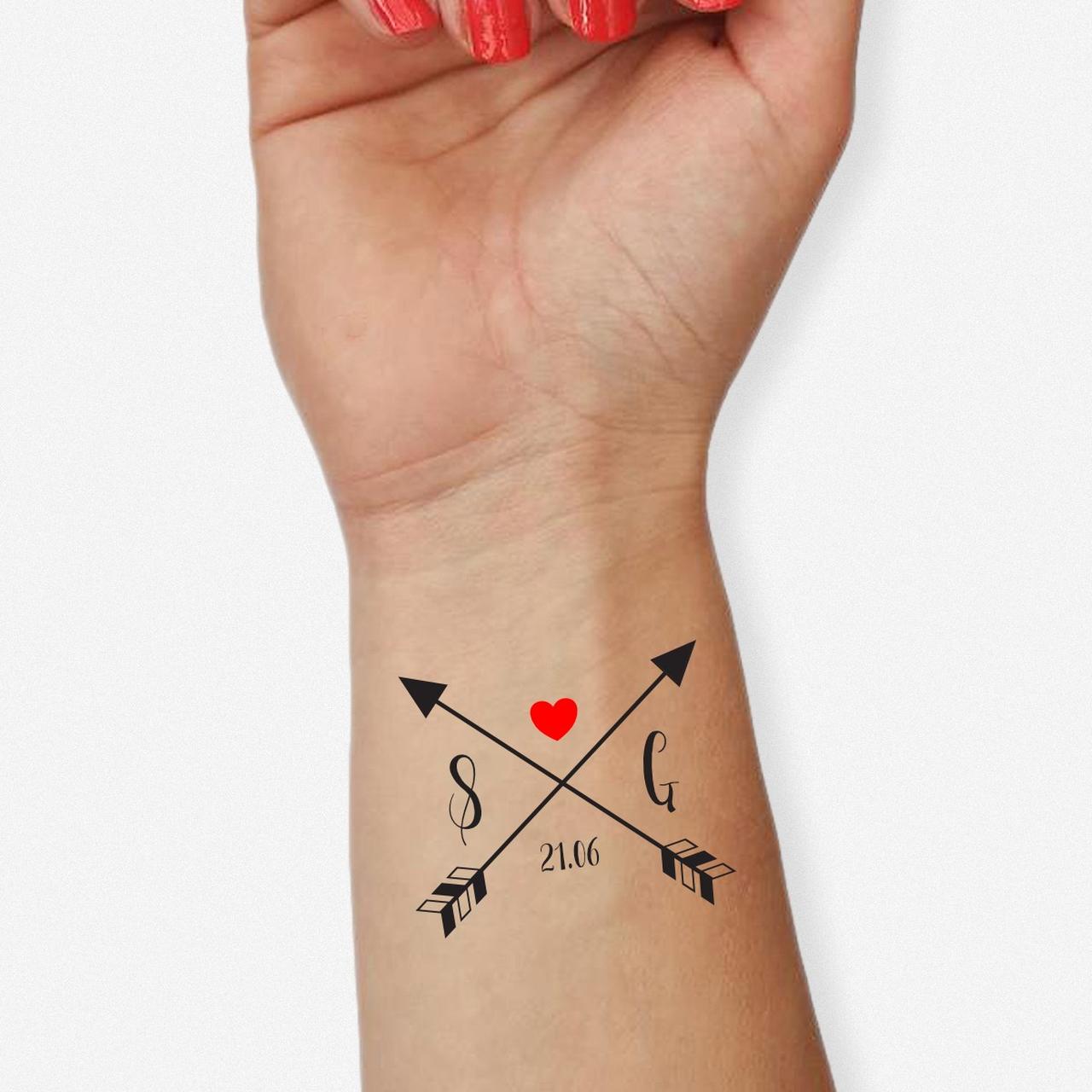 FYeahTattoos.com — Crossed arrows by Alena Chun at Icon Tattoo Studio...
