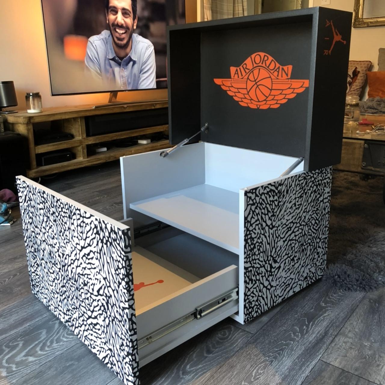 air jordan wooden shoe box