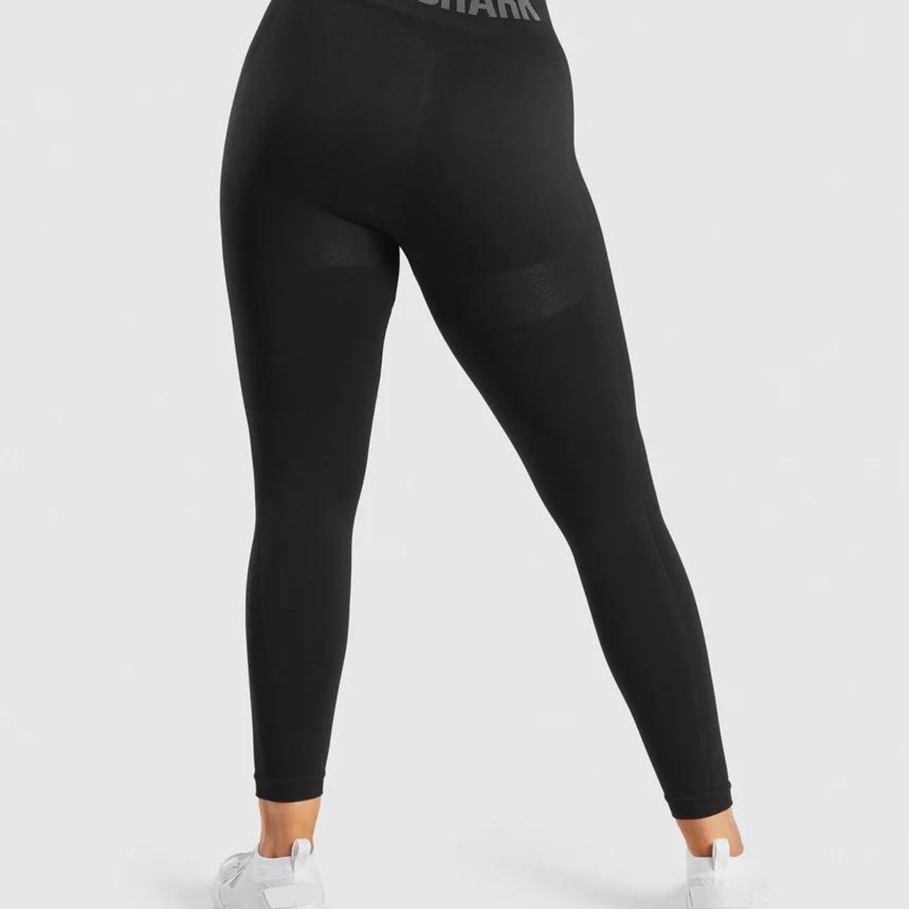 Gymshark Flex High Waisted Leggings - Black/Charcoal