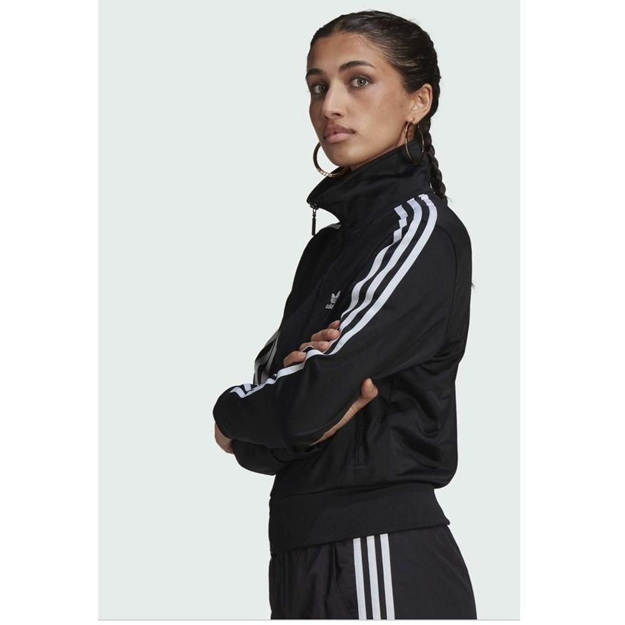 Adidas Women's Black and White Jacket | Depop