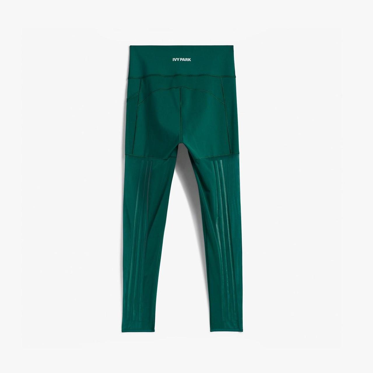 Adidas Originals Ivy Park Green Mesh Leggings... Depop