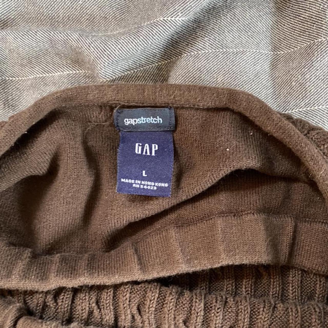 Gap Women's Brown Veststankscamis Depop