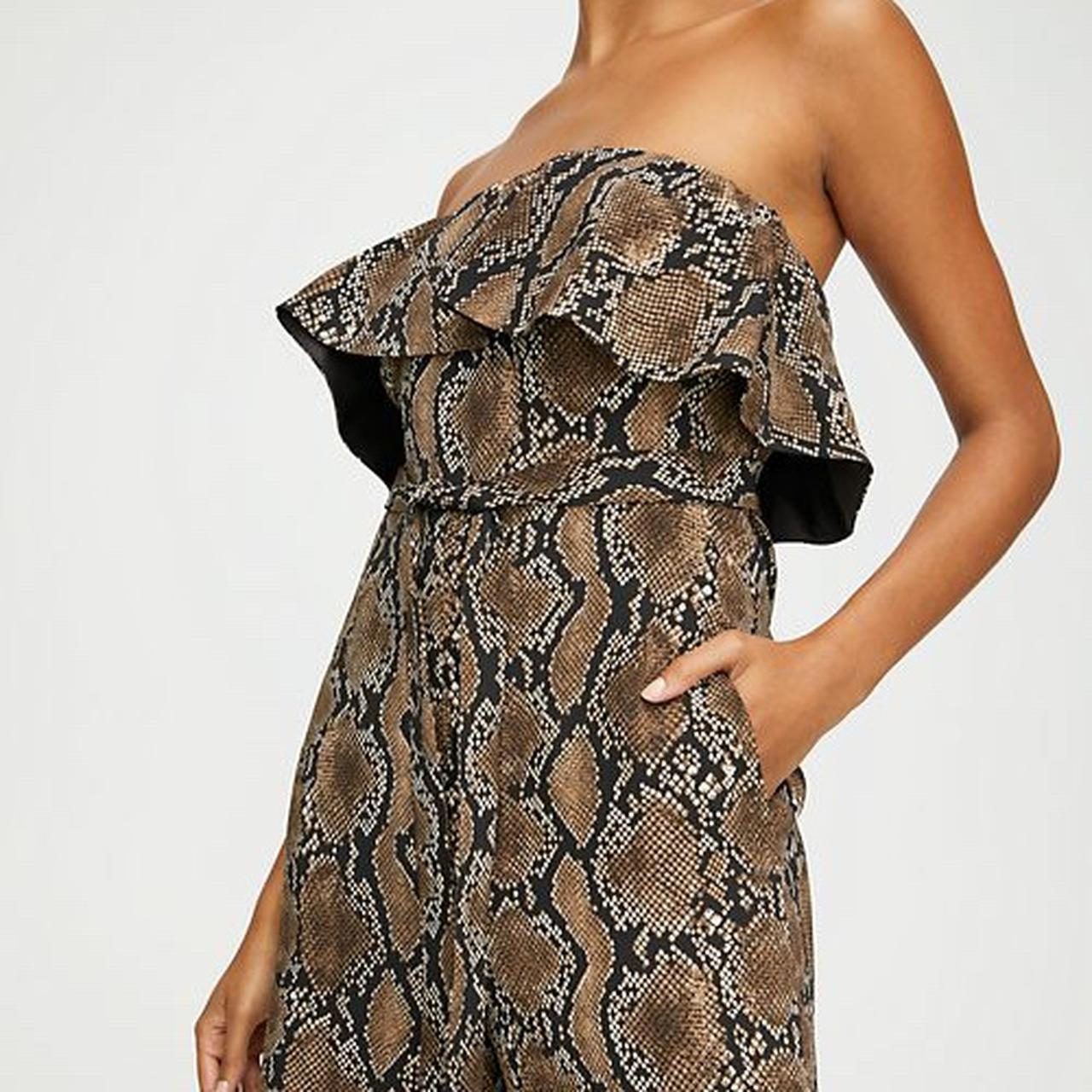 Aritzia Women's Black and Brown Dress Depop