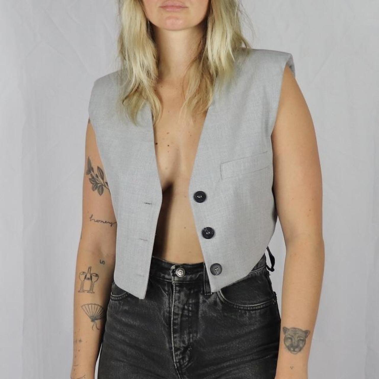 Zara Women's Grey Gilet