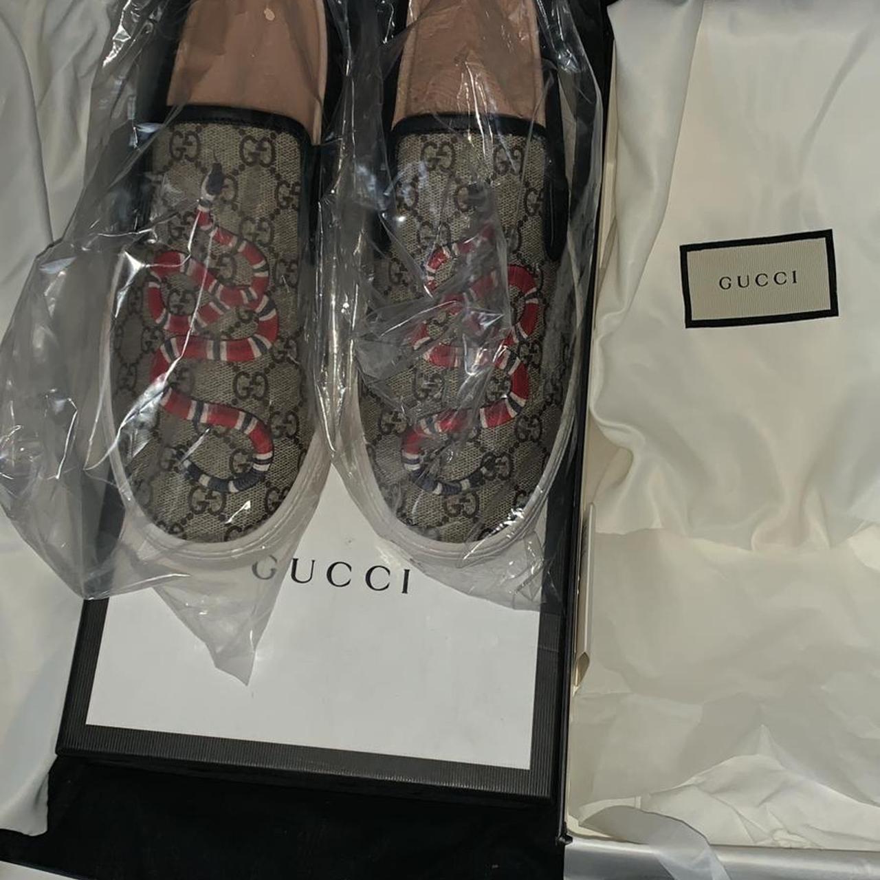 Slip on sale gucci snake